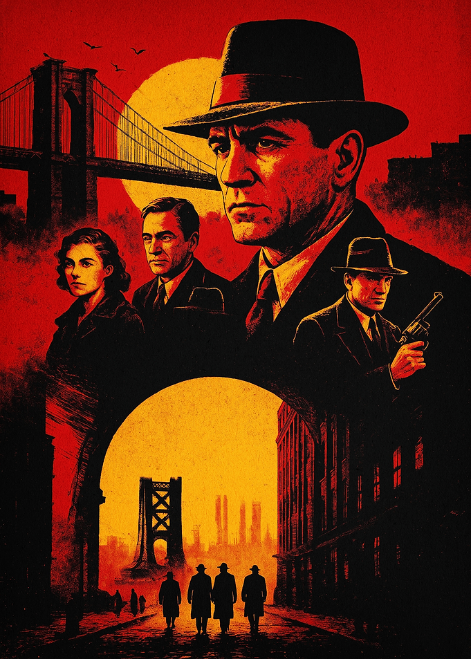Mafia Gangster Crime Noir Poster