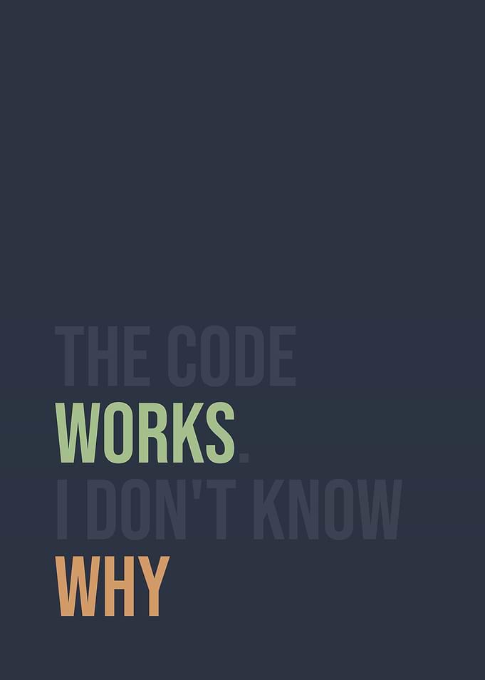 The Code Works I Don't Know Why