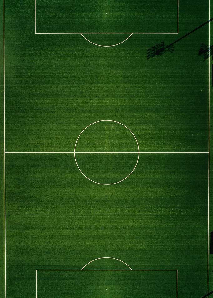 Aerial View of Futbol Pitch