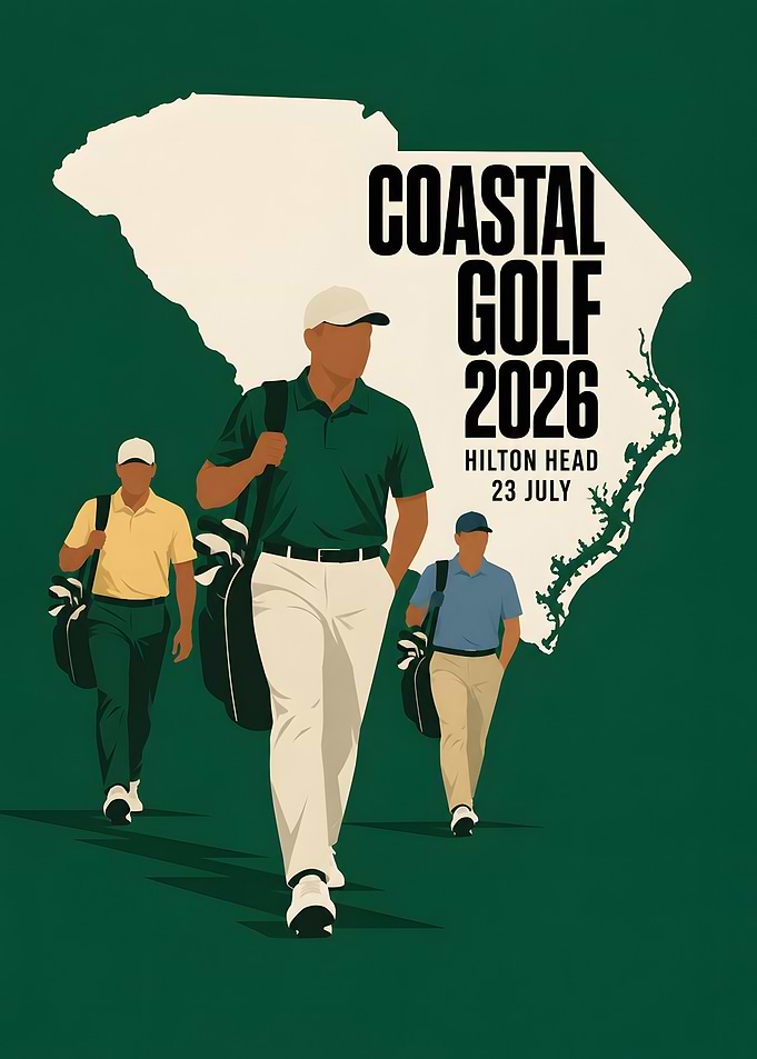 South Carolina Coastal Golf Hilton Head Poster