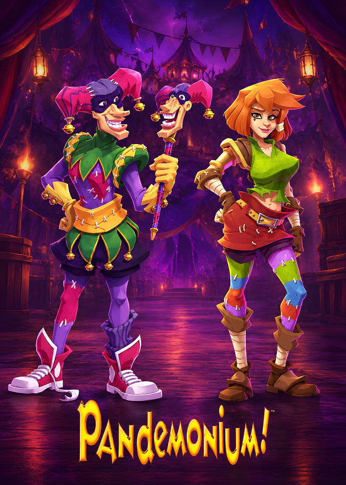 Pandemonium Video Game Promotional Art