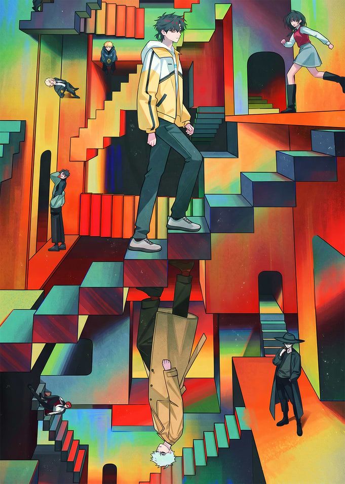 Anime Escher Stairs