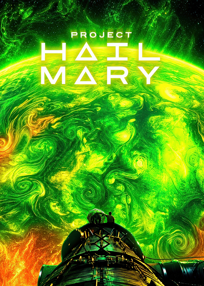 Project Hail Mary Space Poster