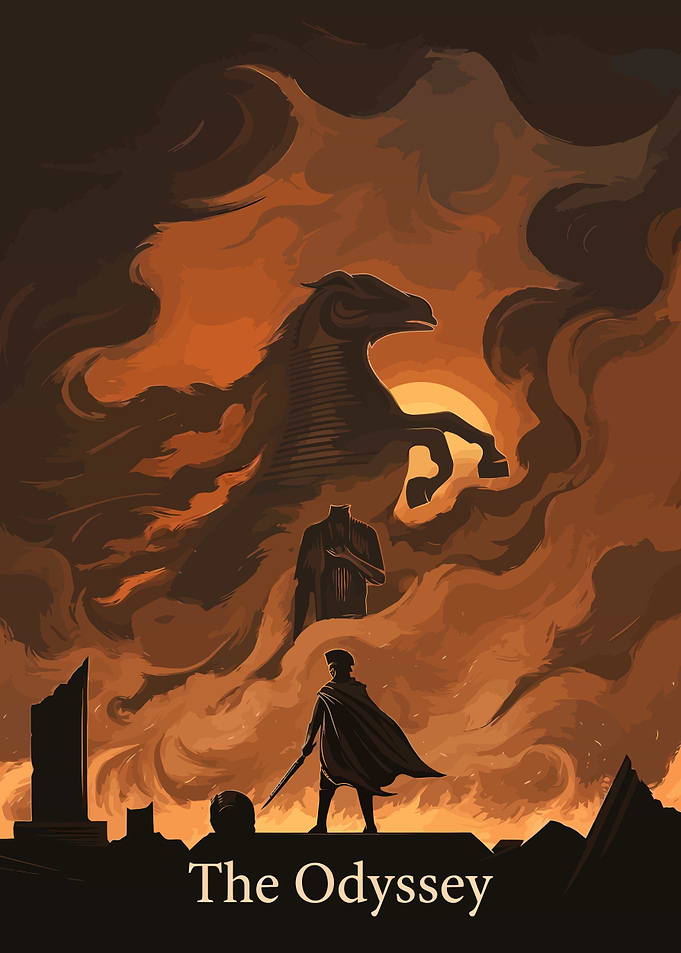 The Odyssey Trojan Horse Poster