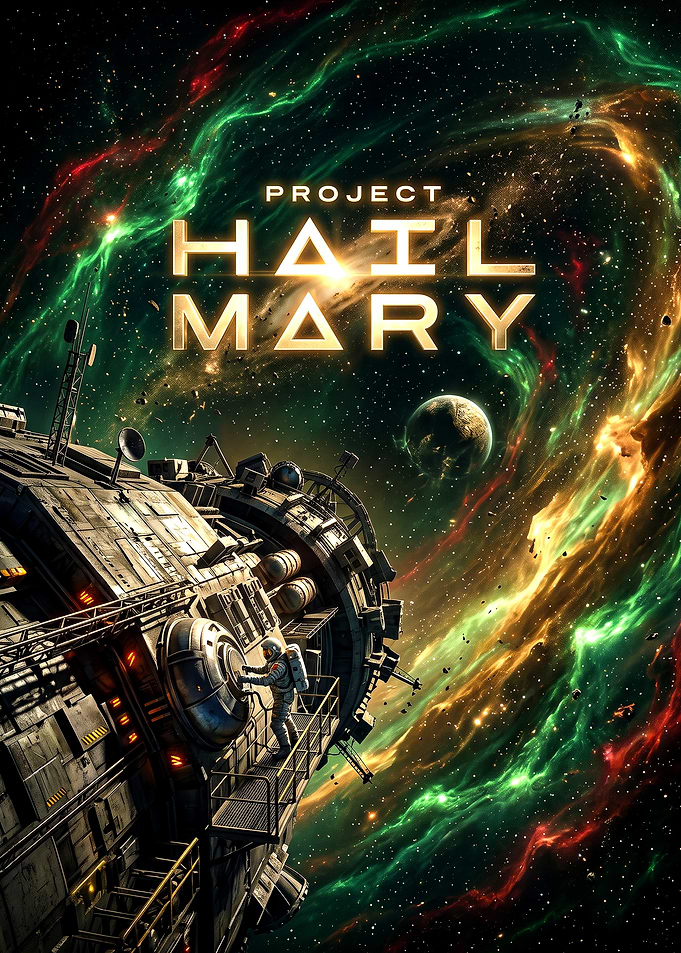 Project Hail Mary Space Poster