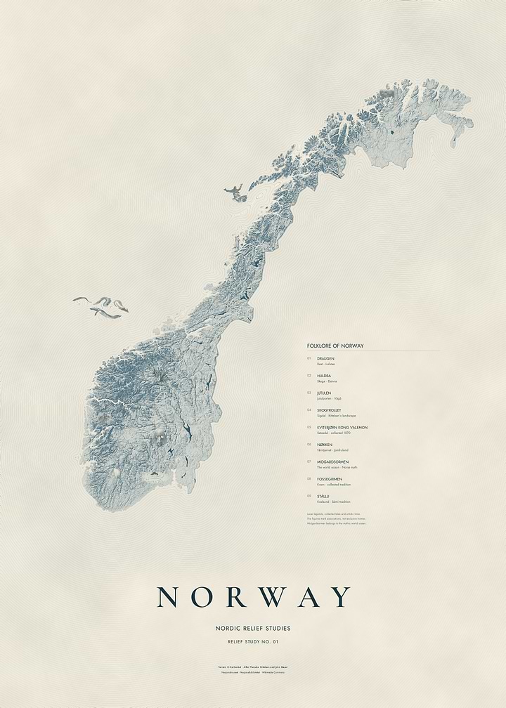 Norway – Folklore Relief Study No. 01