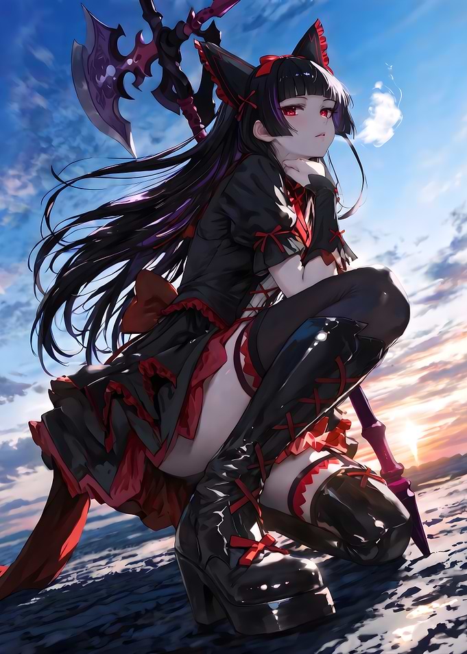 Rory Mercury from GATE Anime