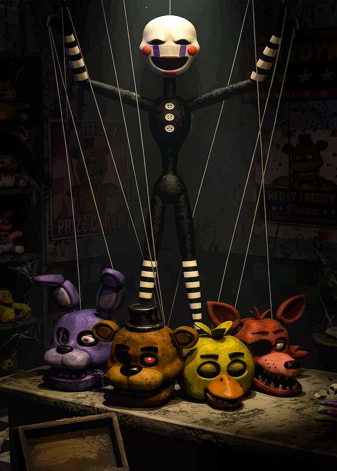Five Nights at Freddy's Puppet Scene