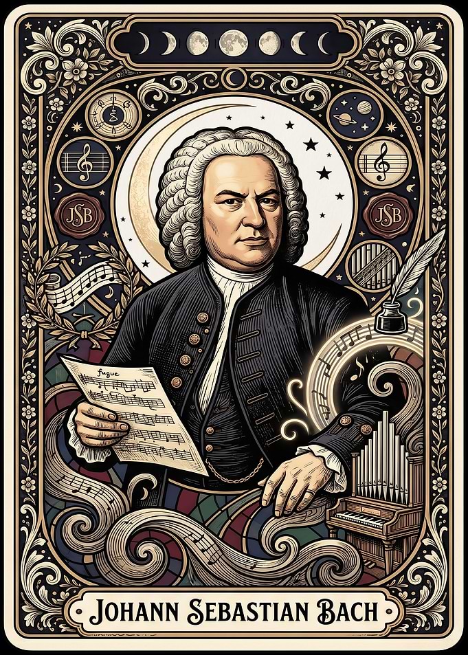 Johann Sebastian Bach Portrait Art