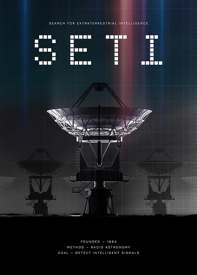 SETI Radio Astronomy Poster