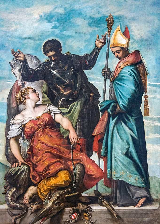 Saints Louis and George with the Princess