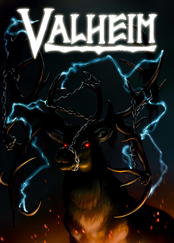 Valheim Eikthyr Boss Poster