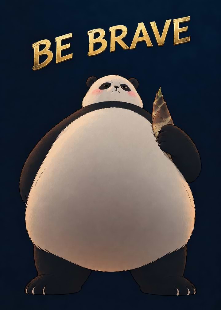 Panda Be Brave