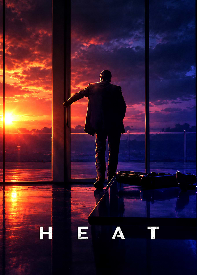 Heat Movie Poster Silhouette