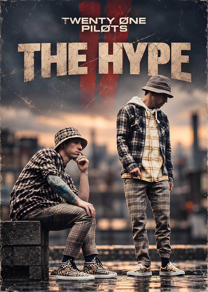 Twenty One Pilots The Hype Poster