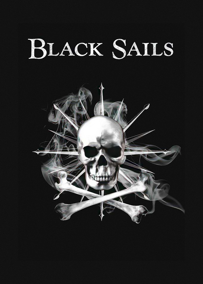 Black Sails Skull and Bones Poster