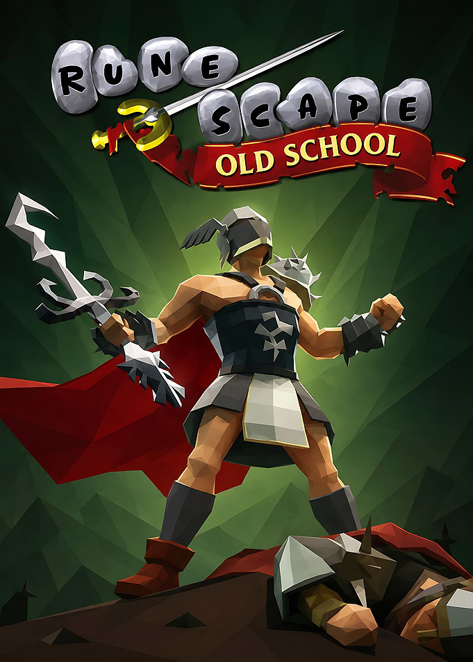 Old School RuneScape Warrior Poster