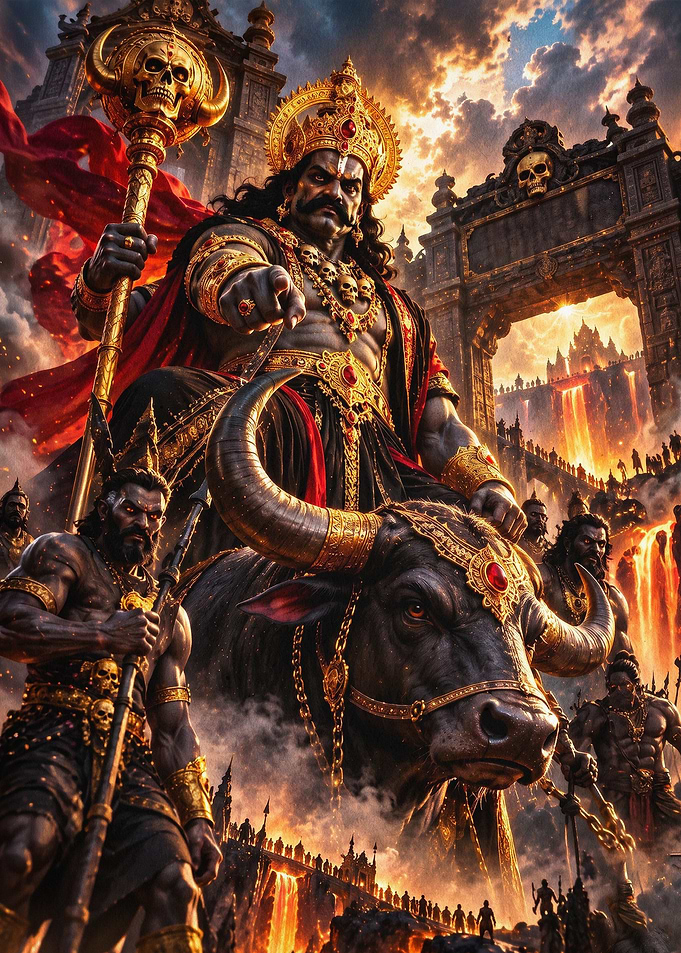 Yama Dark Lord Bull Epic Fantasy Ar