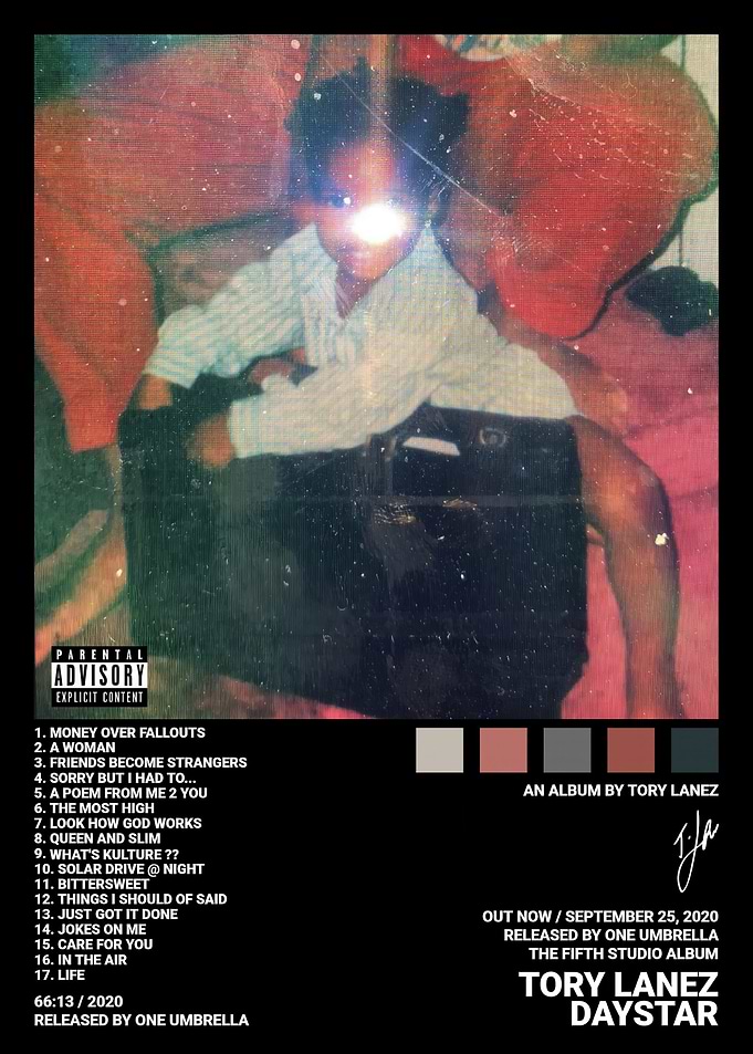 Tory Lanez Daystar Album Cover Art