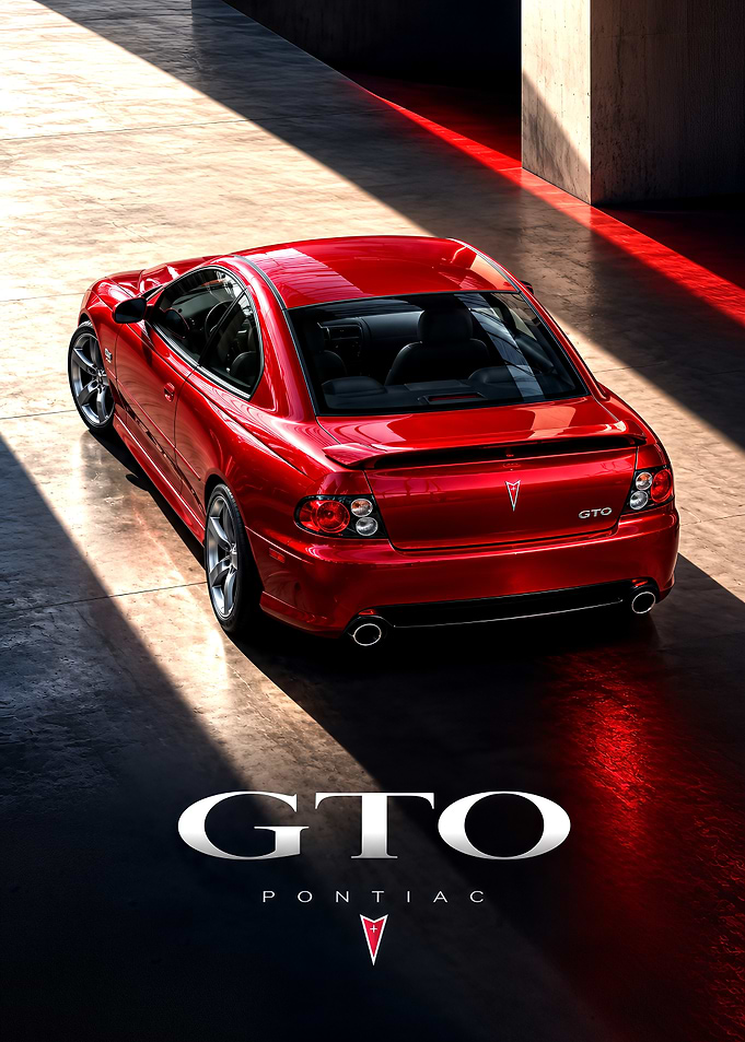 Red Pontiac GTO Sports Car