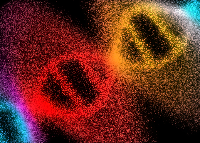 Abstract Particle Cloud DNA Structure