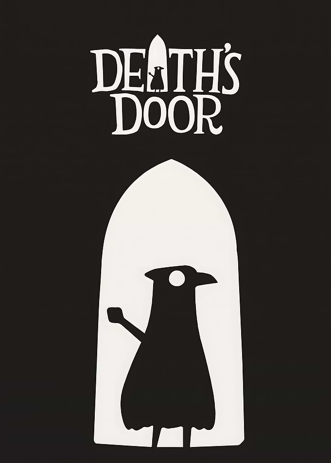 Death's Door Minimalist Game Poster