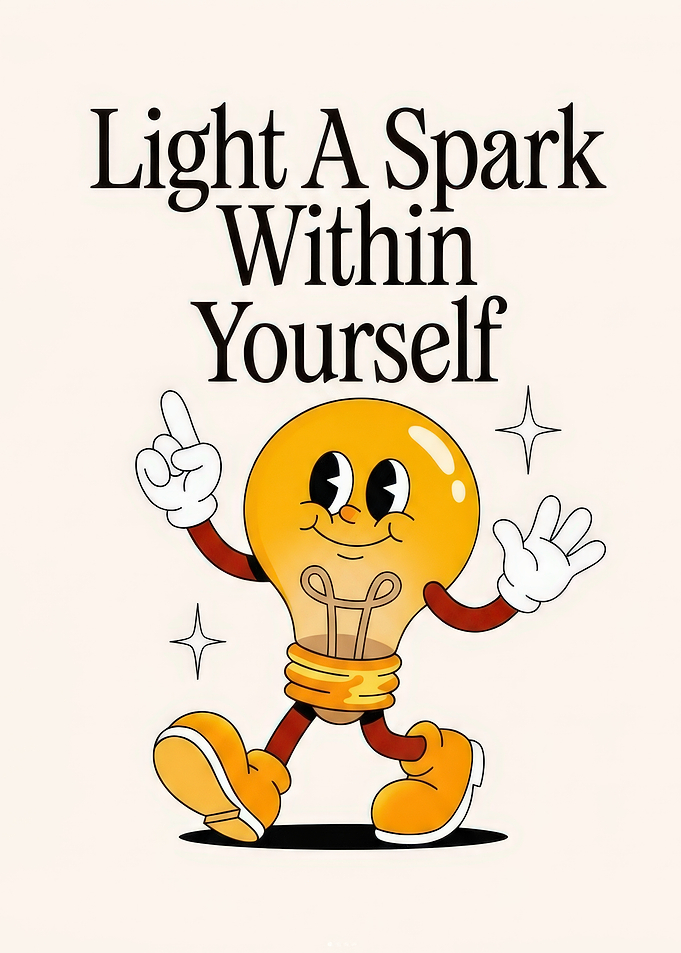 Light A Spark Within Yourself Poster