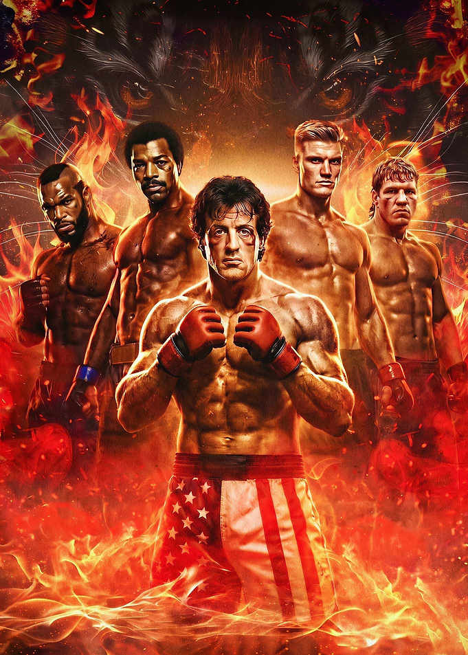 Boxing Legend Action Movie Poster