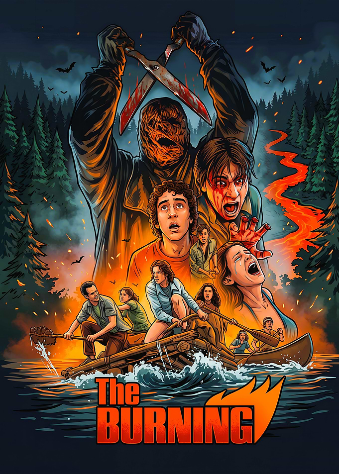 The Burning Horror Movie Poster