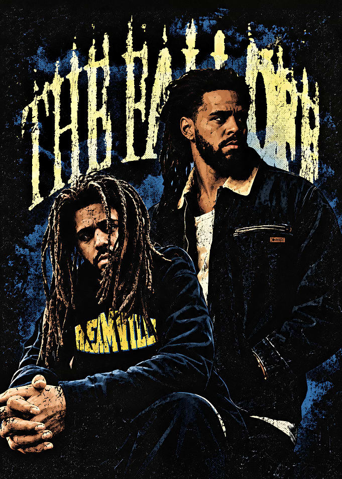 J. Cole The Fall Off Poster