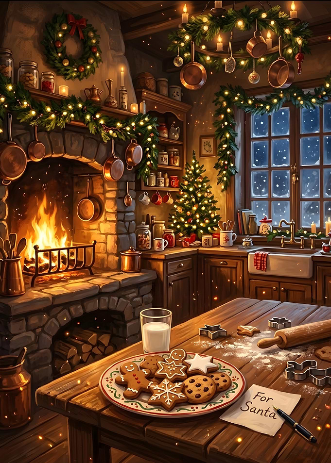 Merry Christmas Kitchen Cookies