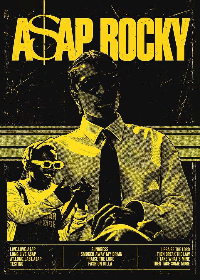 A$AP Rocky Music Poster