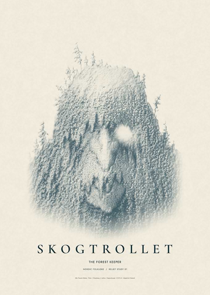 Skogtrollet - Nordic Folklore Relief 01