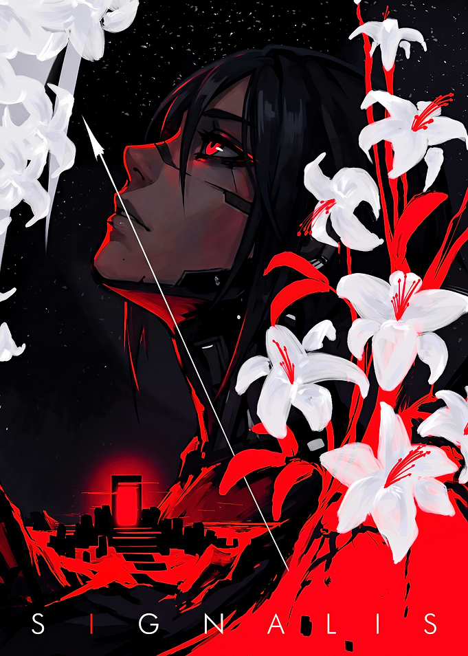Signalis Elster and White Lilies