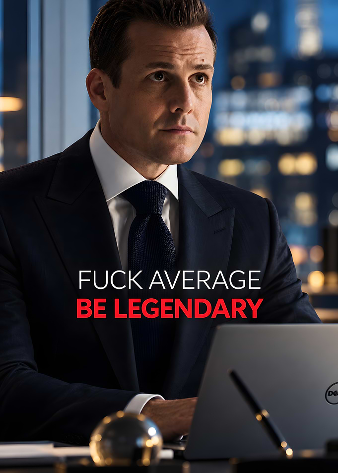 Harvey Specter Inspirational Quote Poster