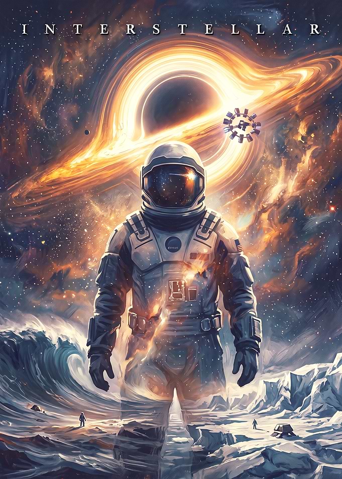 Interstellar Movie Poster Art
