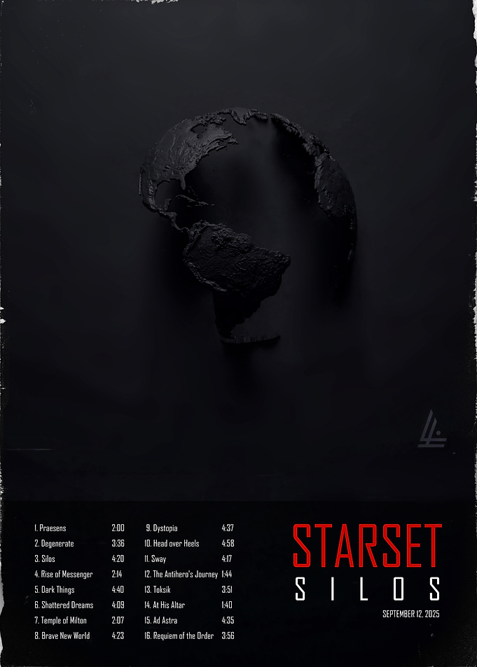 Starset Silos Album Tracklist Poster