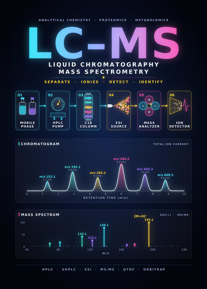 LC-MS Analytical Chemistry Infographic