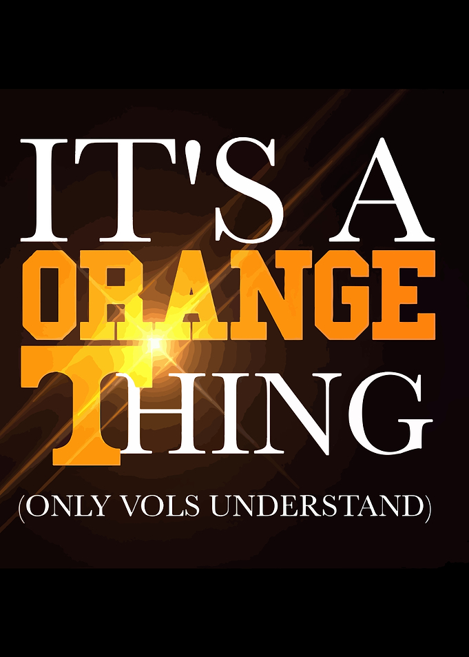 Tennessee Volunteers Orange Thing Graphic