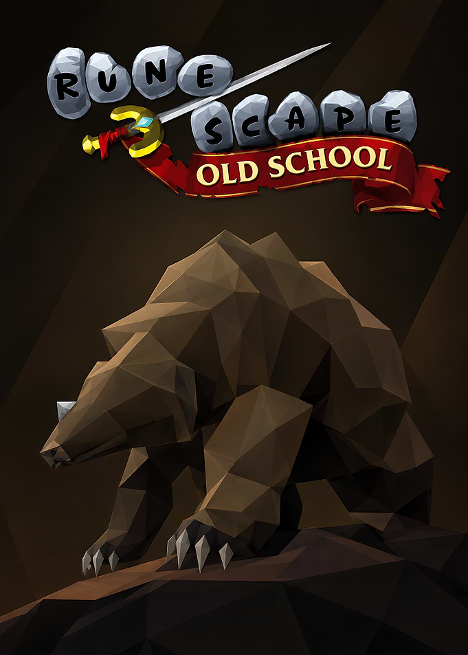 Old School RuneScape Bear Poster