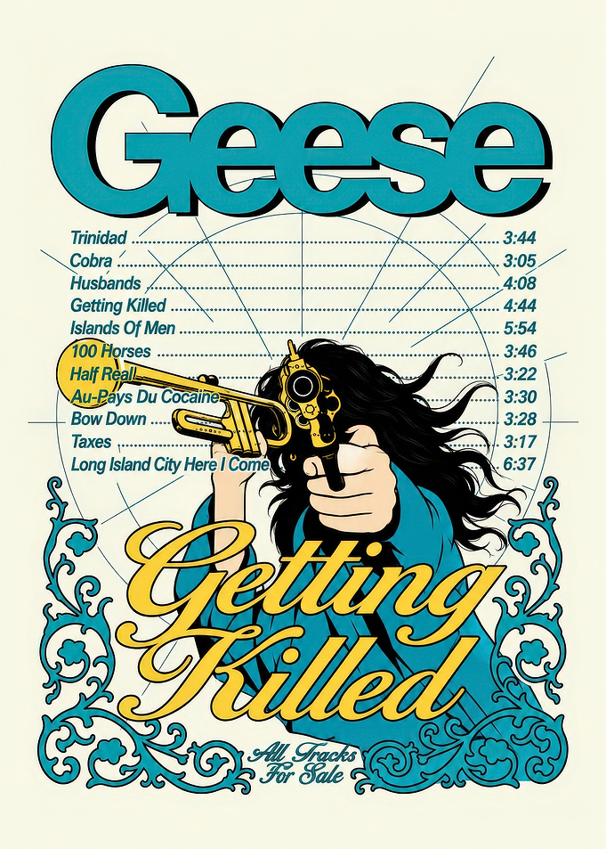 Geese Getting Killed Music Poster