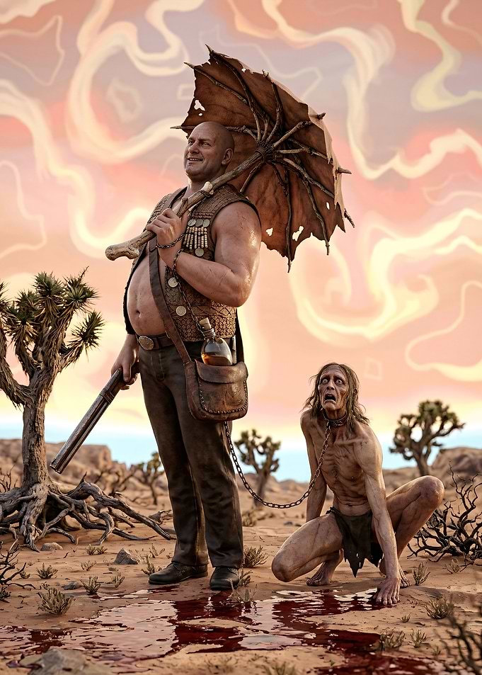 Post-Apocalyptic Master and His Creature