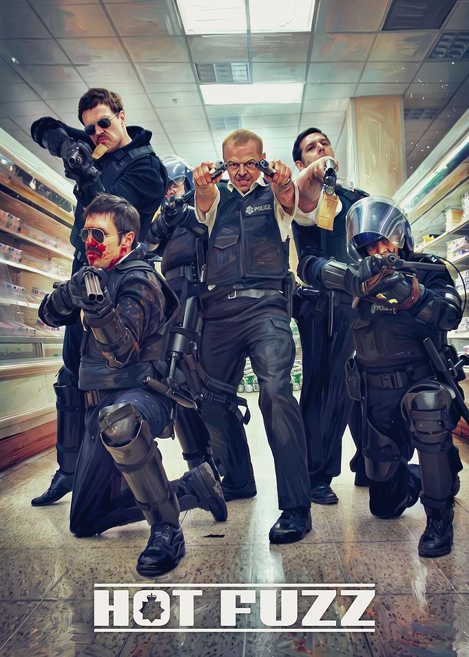 Hot Fuzz Movie Poster