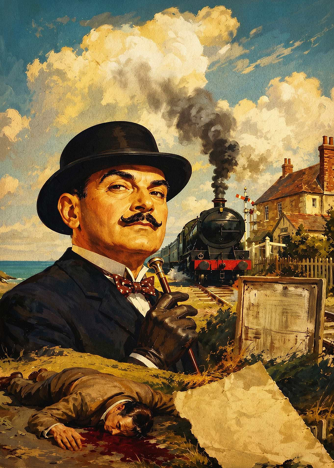 Detective Crime Mystery Vintage Art