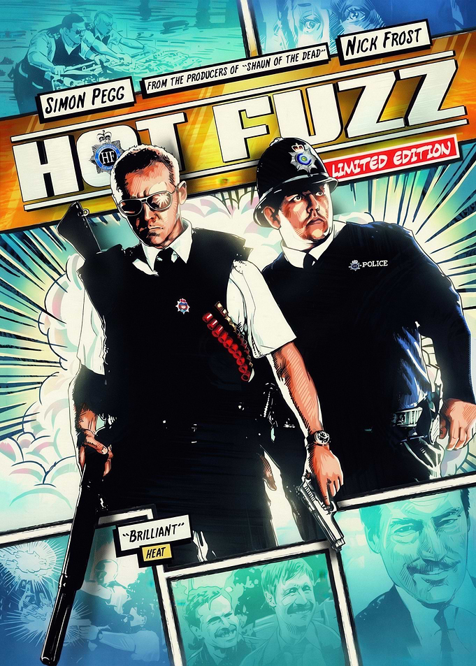 Hot Fuzz Limited Edition Poster
