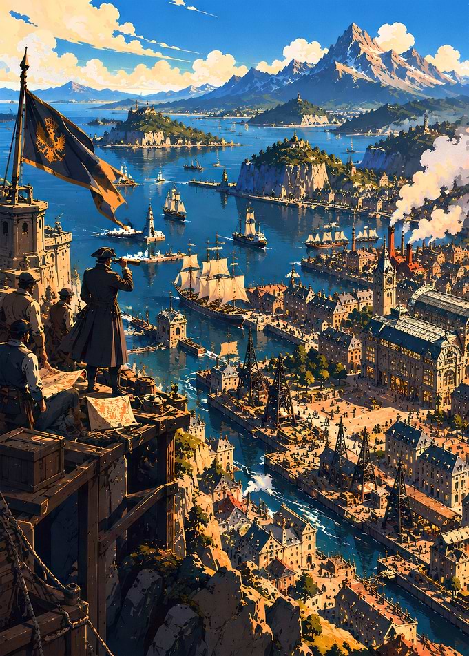Industrial Revolution Harbor Overlook