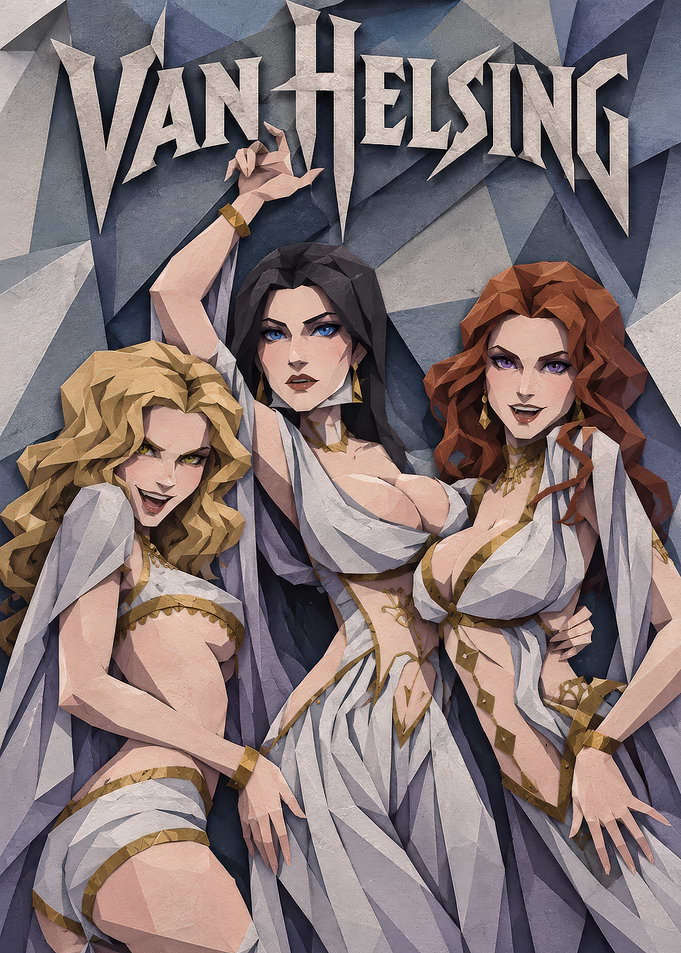 Van Helsing Brides Low Poly Art