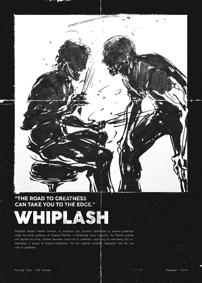 Whiplash Movie Minimalist Poster