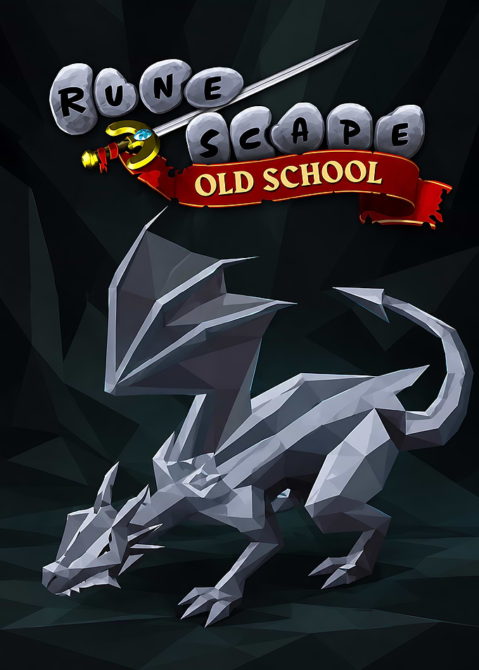 Old School RuneScape Dragon Poster