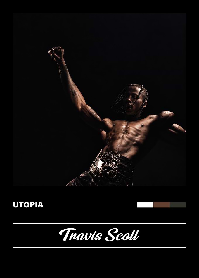 Travis Scott Utopia Album Poster